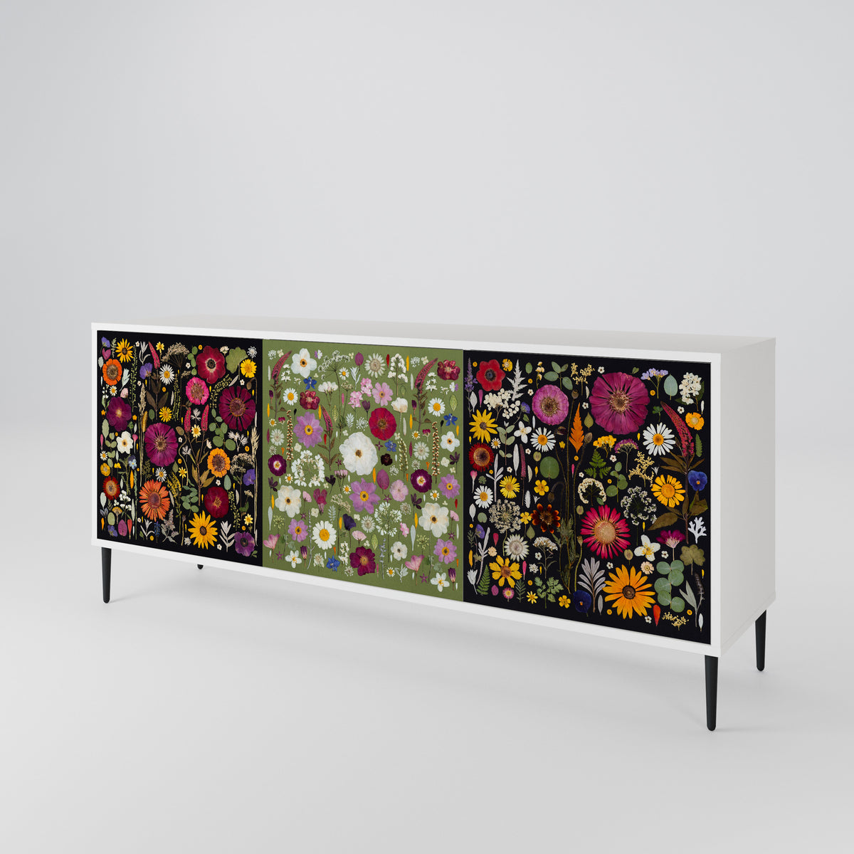 VERDANT GARDEN 3-Door Sideboard