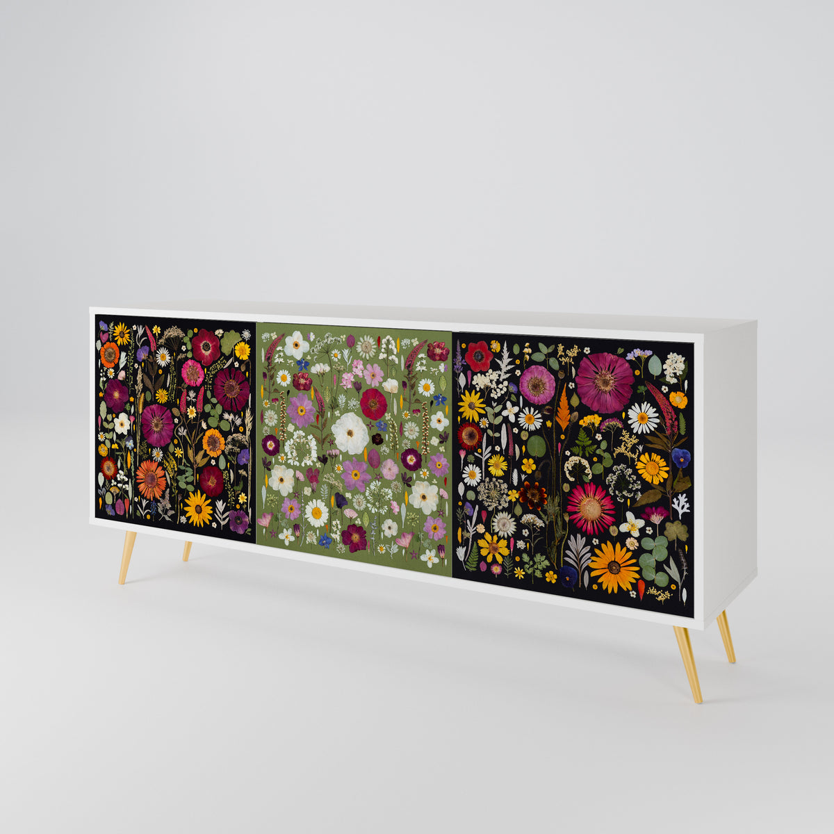 VERDANT GARDEN 3-Door Sideboard