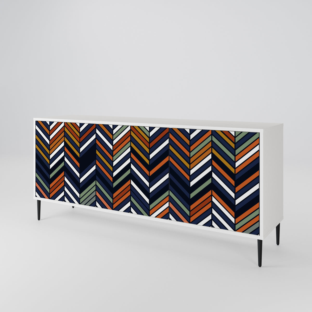 VIBRANT PATCHWORK Aparador de 3 Portas