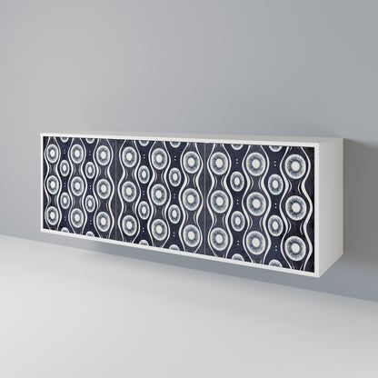 GRAPHITE EYES Aparador de 3 Portas