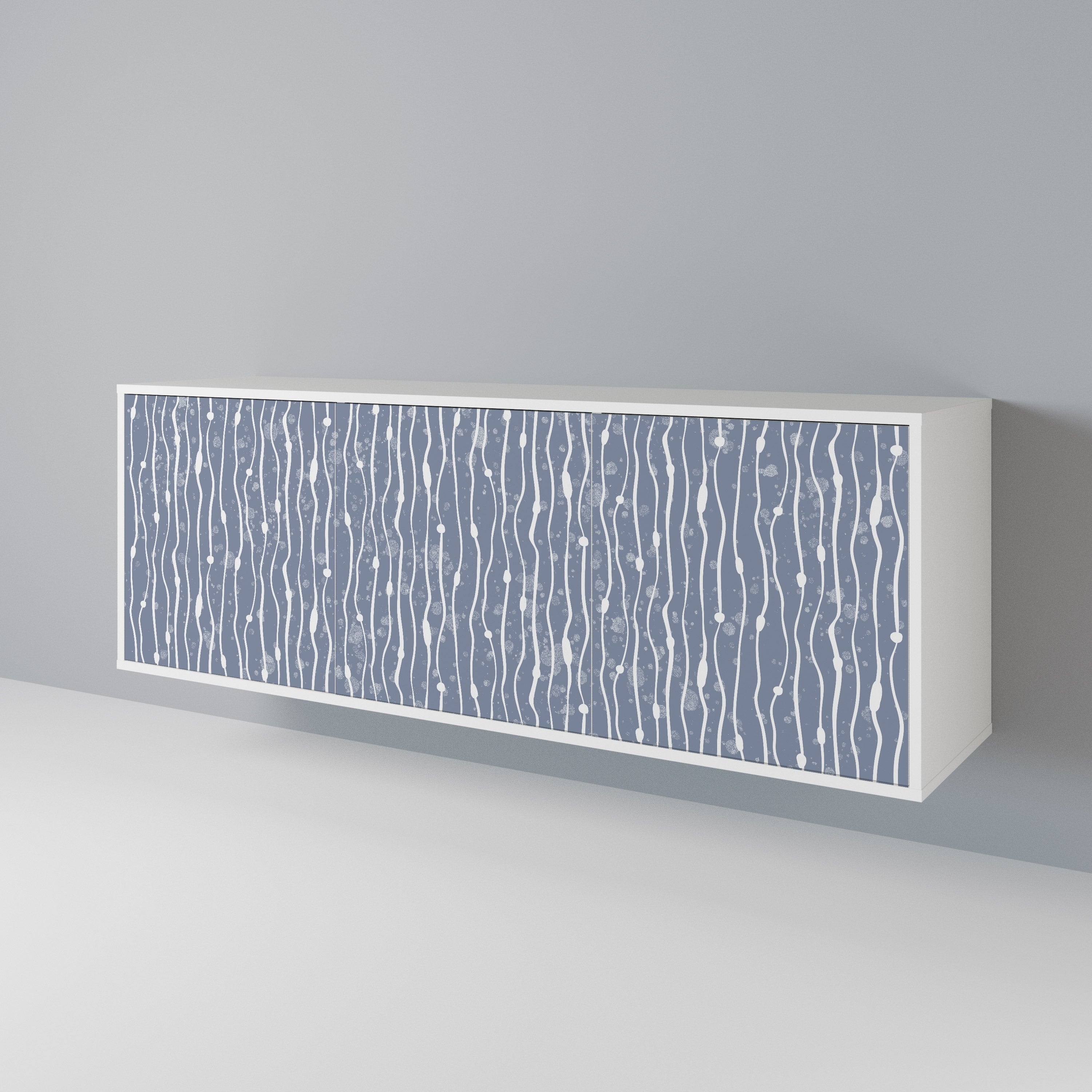 GRAPHITE RAIN Aparador de 3 Portas