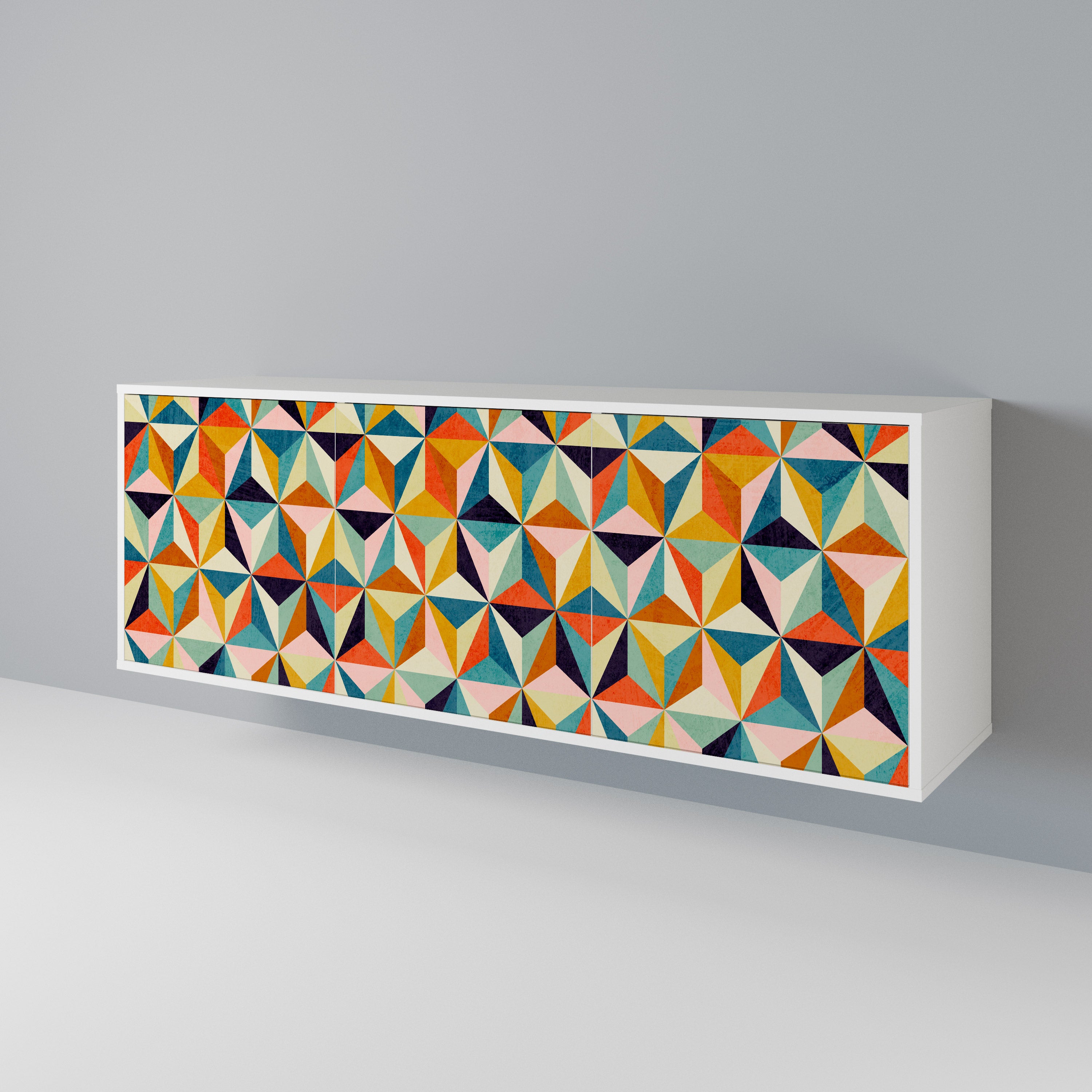 TESSELATE TREASURES Aparador de 3 Portas