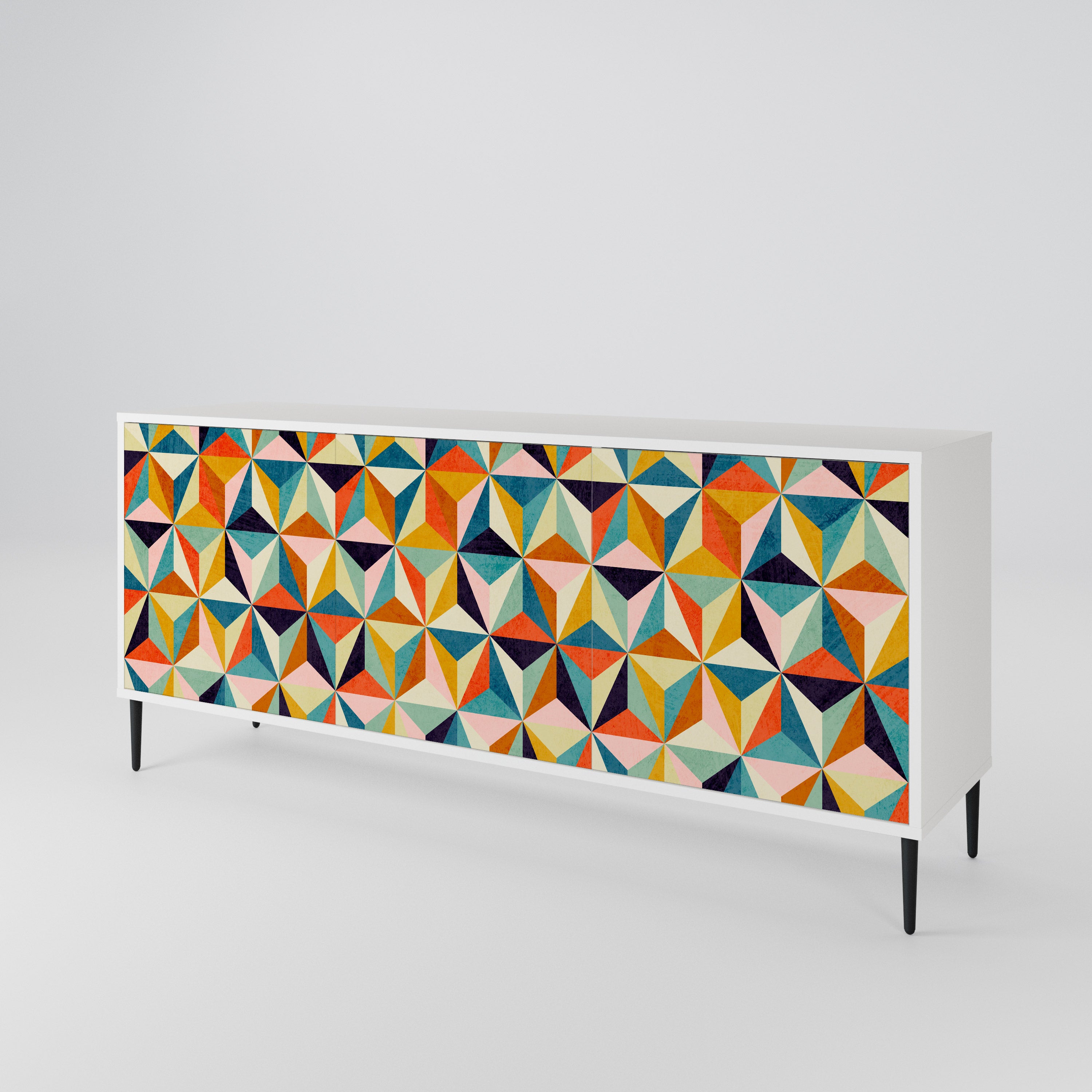 TESSELATE TREASURES Aparador de 3 Portas