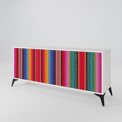 ETHNIC MEXICAN 3-Door Sideboard
