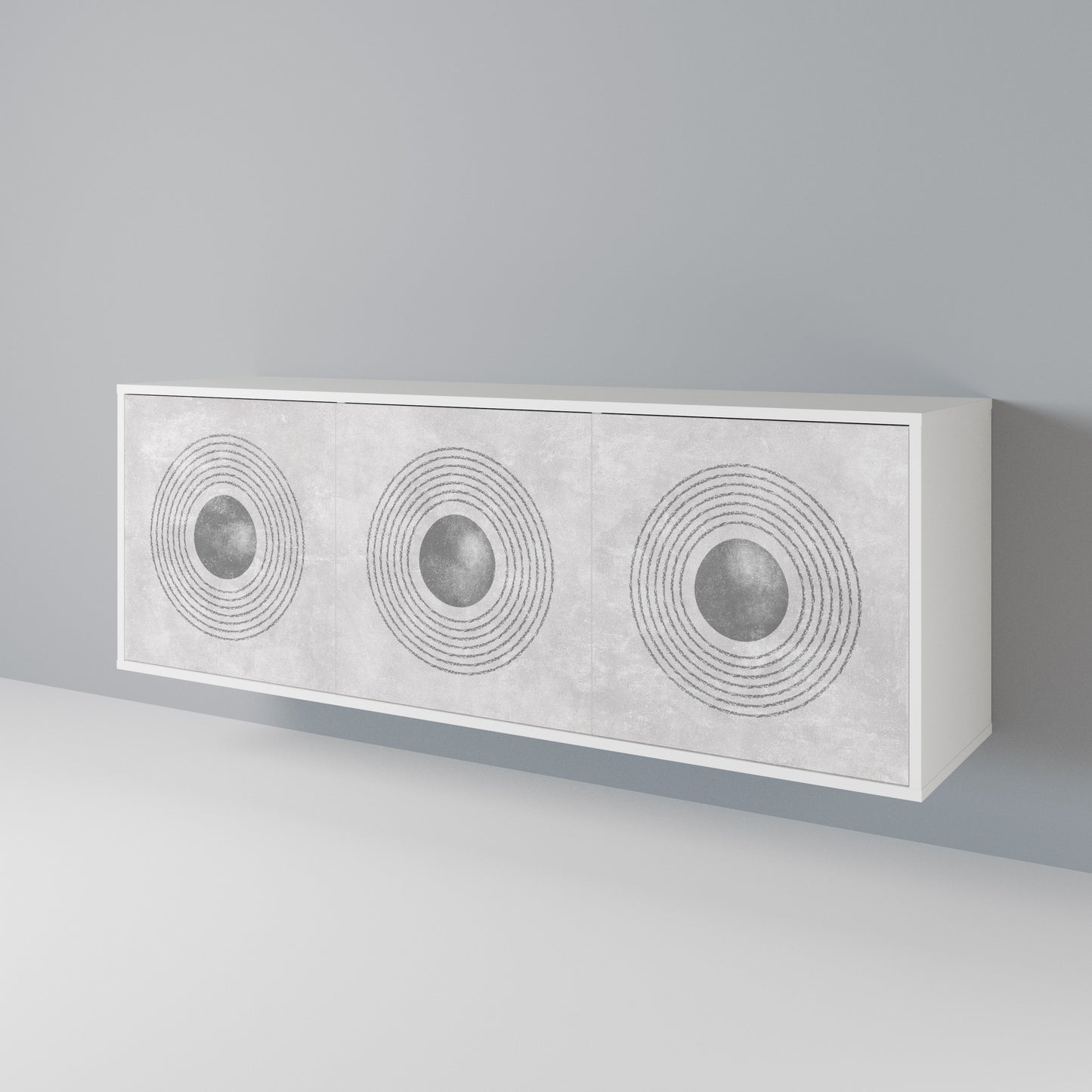 SOLID CIRCLES 3-Door Sideboard