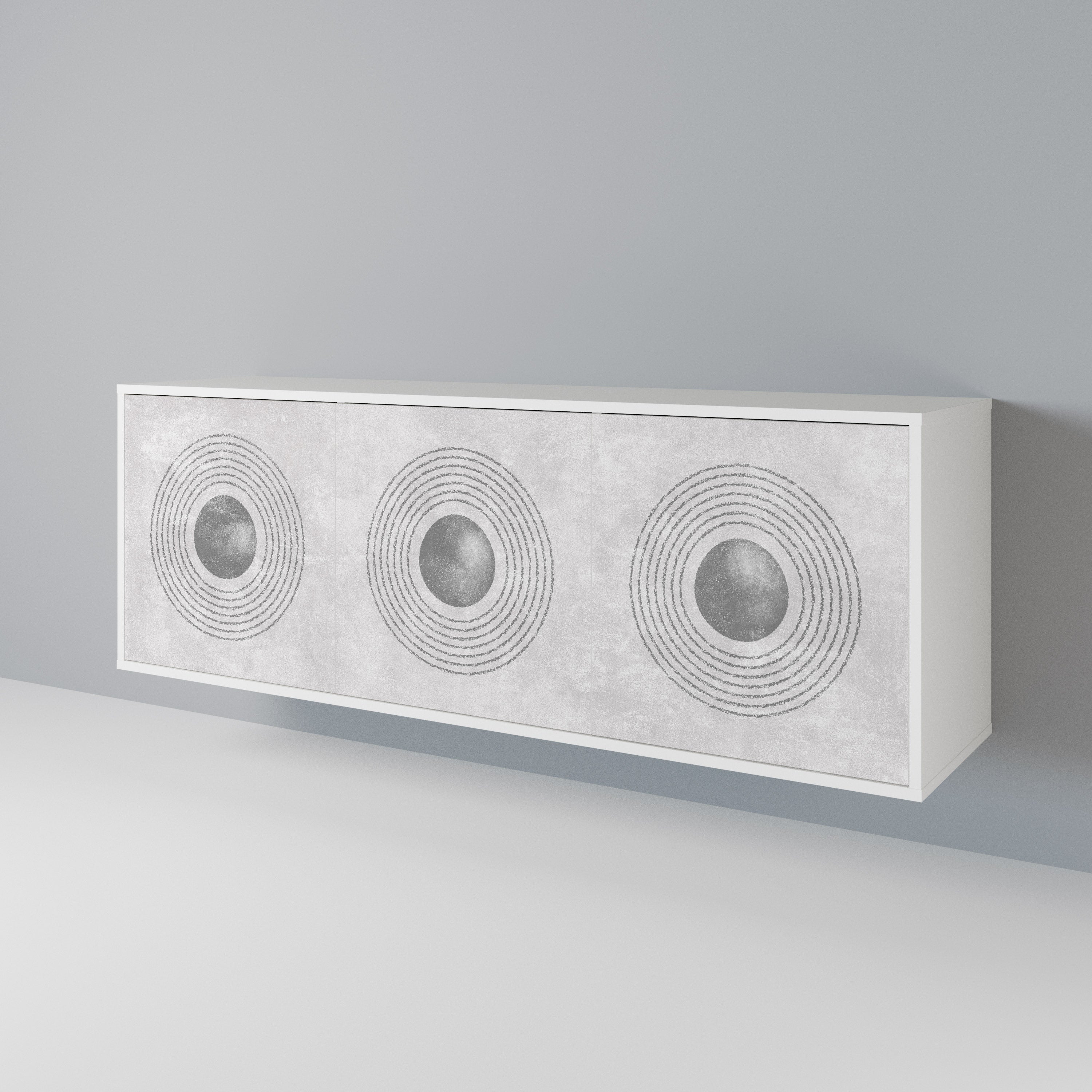 SOLID CIRCLES 3-Door Sideboard