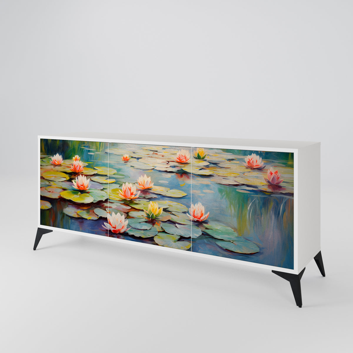 BLOOMING WATERS Aparador de 3 Portas