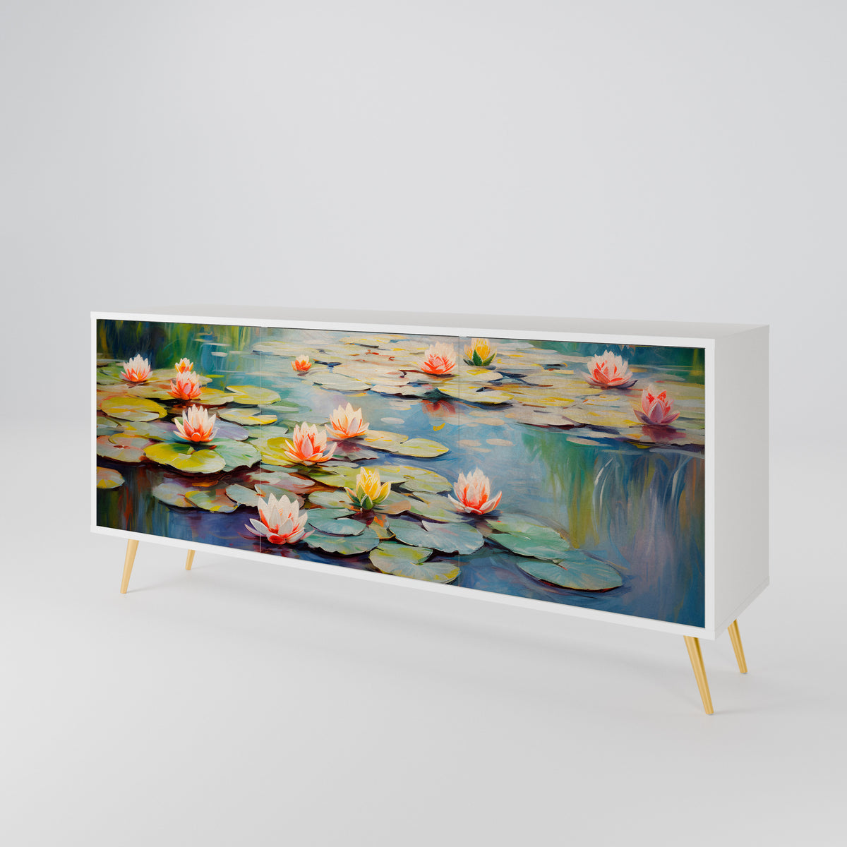 BLOOMING WATERS Aparador de 3 Portas