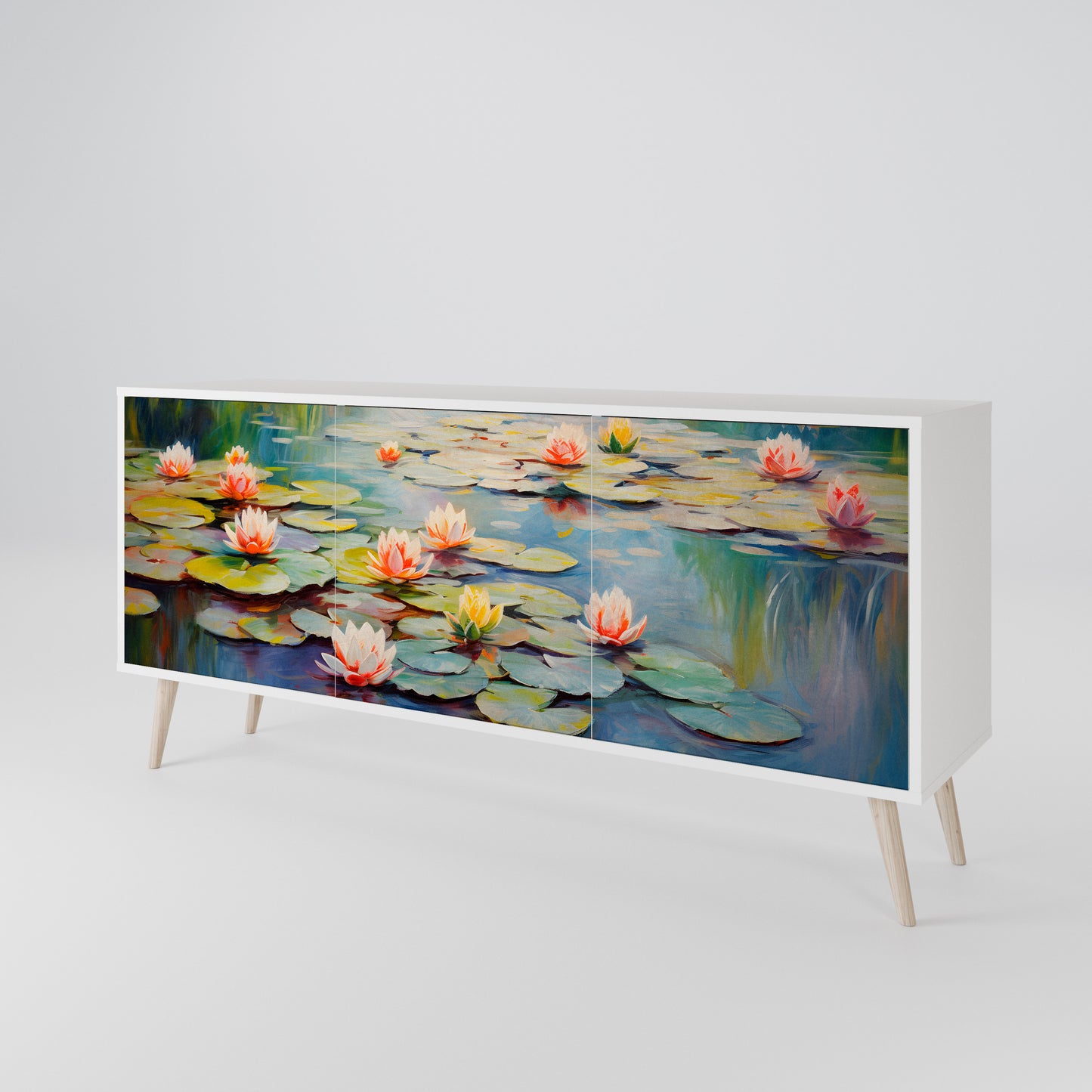 BLOOMING WATERS Aparador de 3 Portas