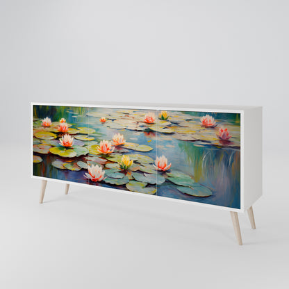 BLOOMING WATERS Aparador de 3 Portas