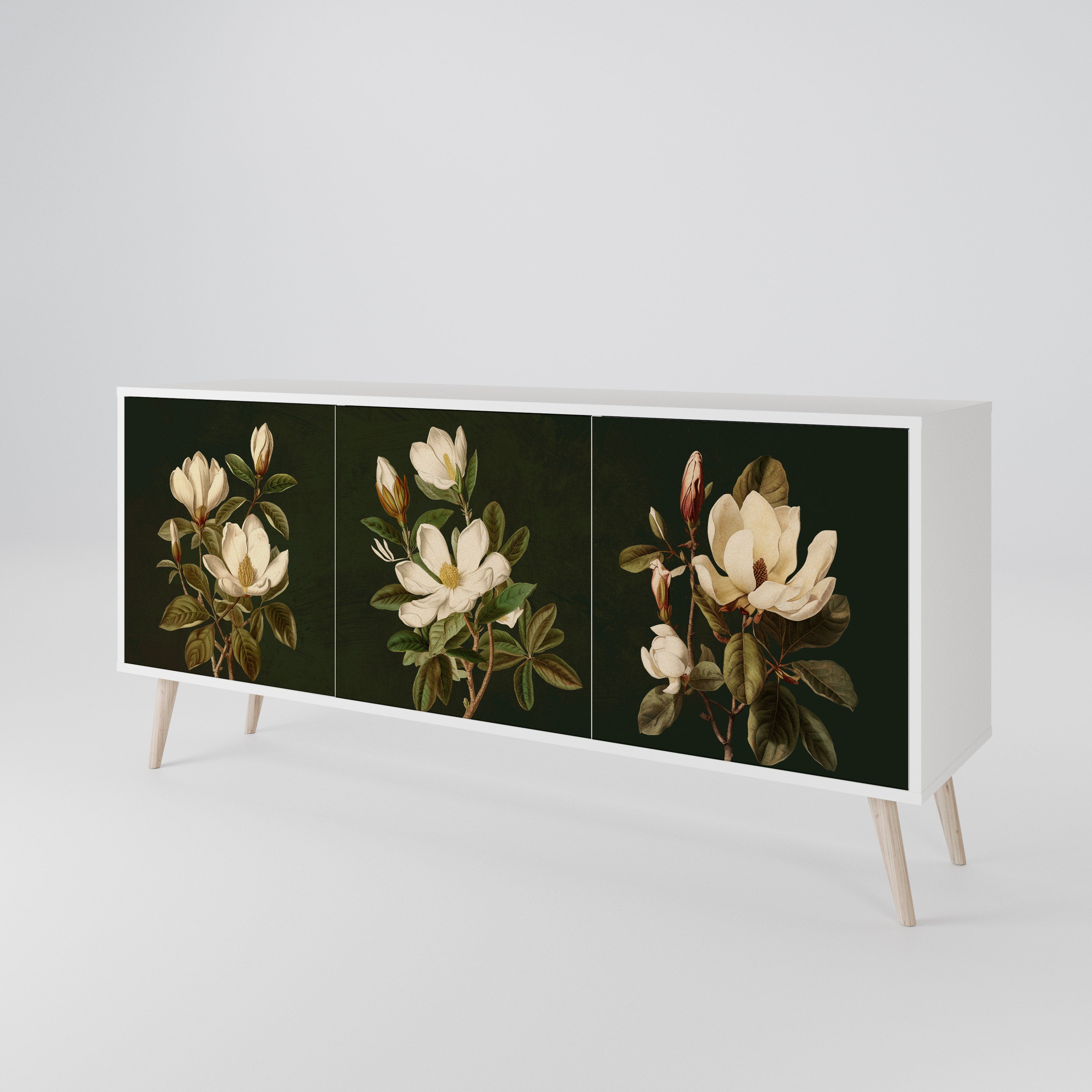 FLORAL NOIR 3-Door Sideboard