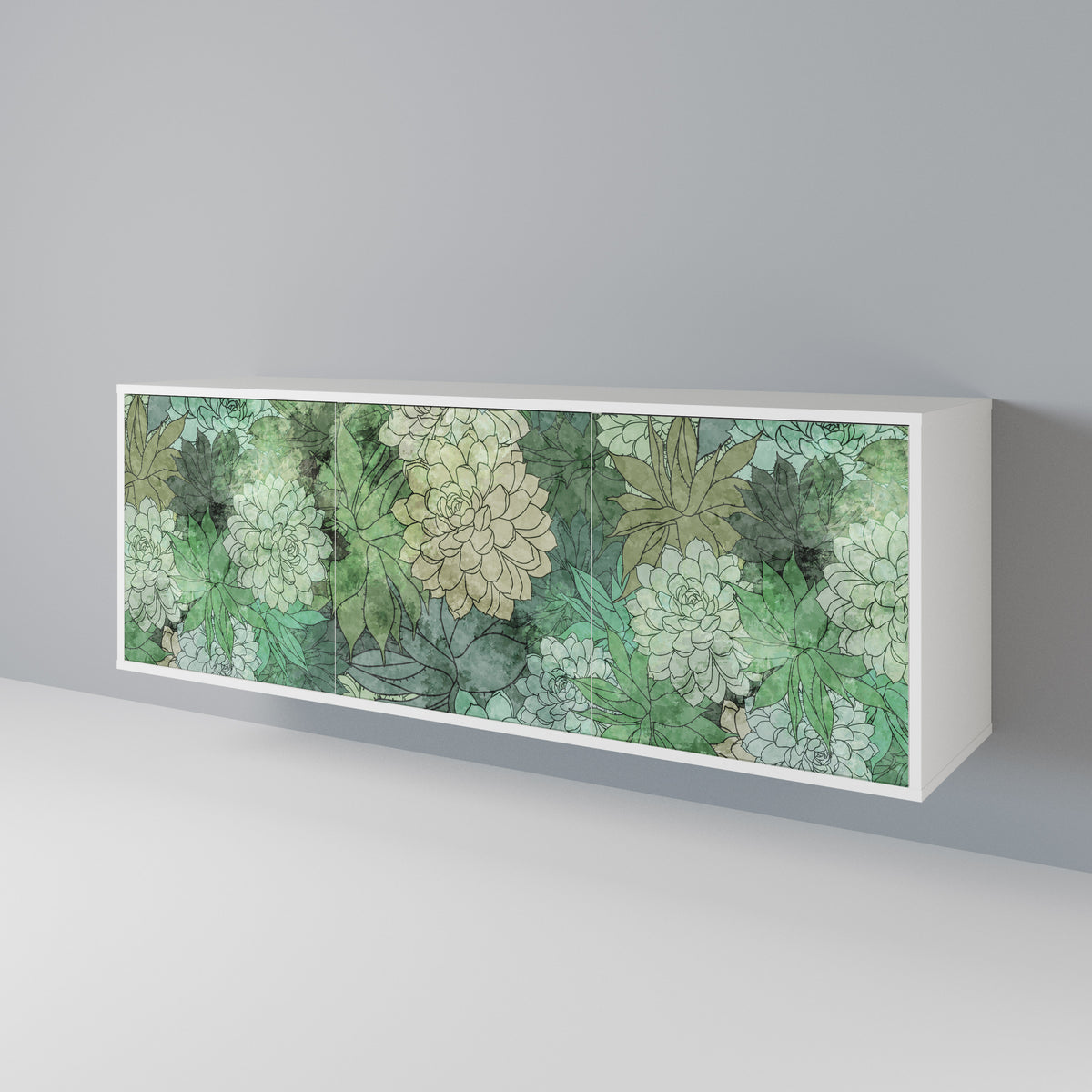 SUCCULENT CLUSTER Aparador de 3 Portas