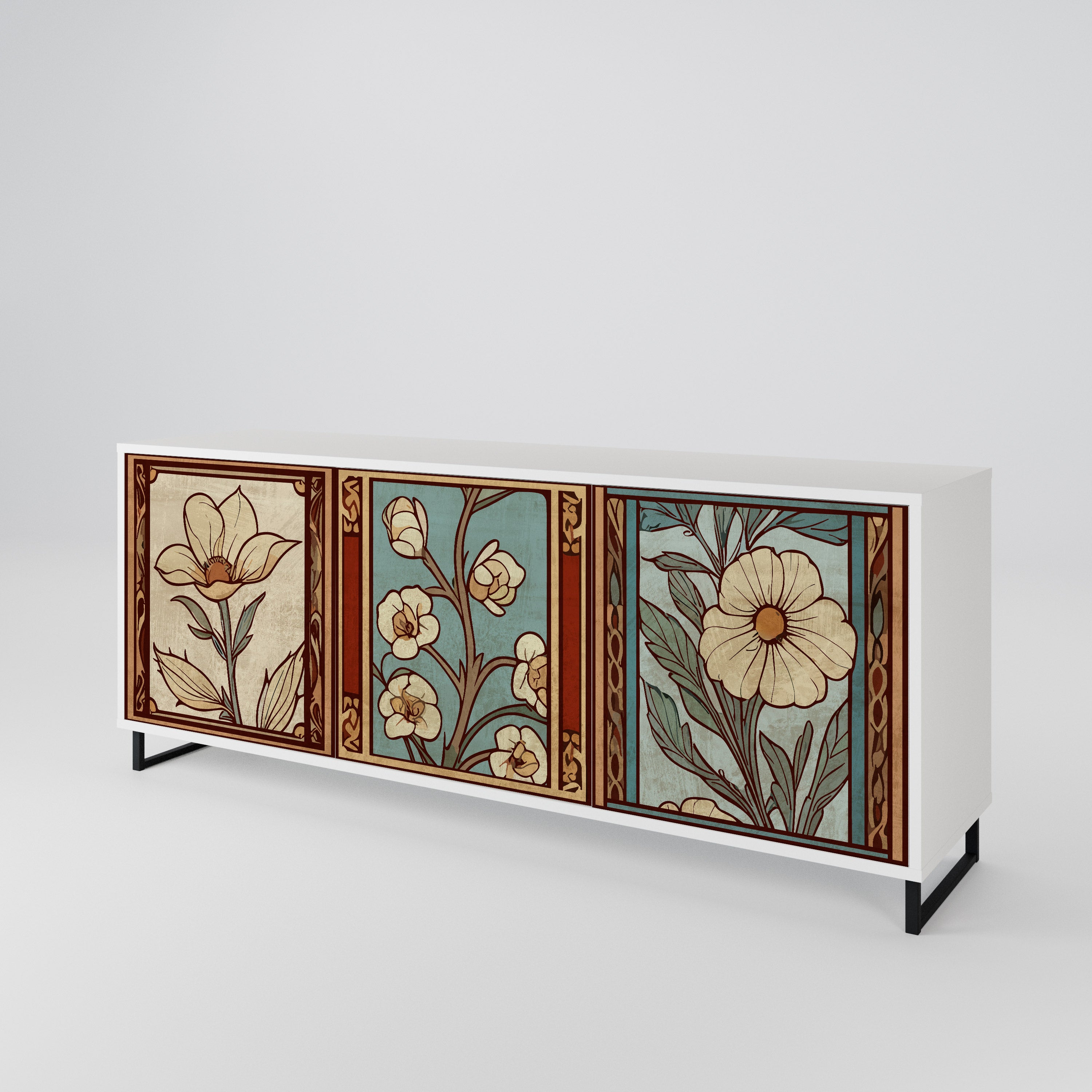 TIMELESS FLORA 3-Door Sideboard