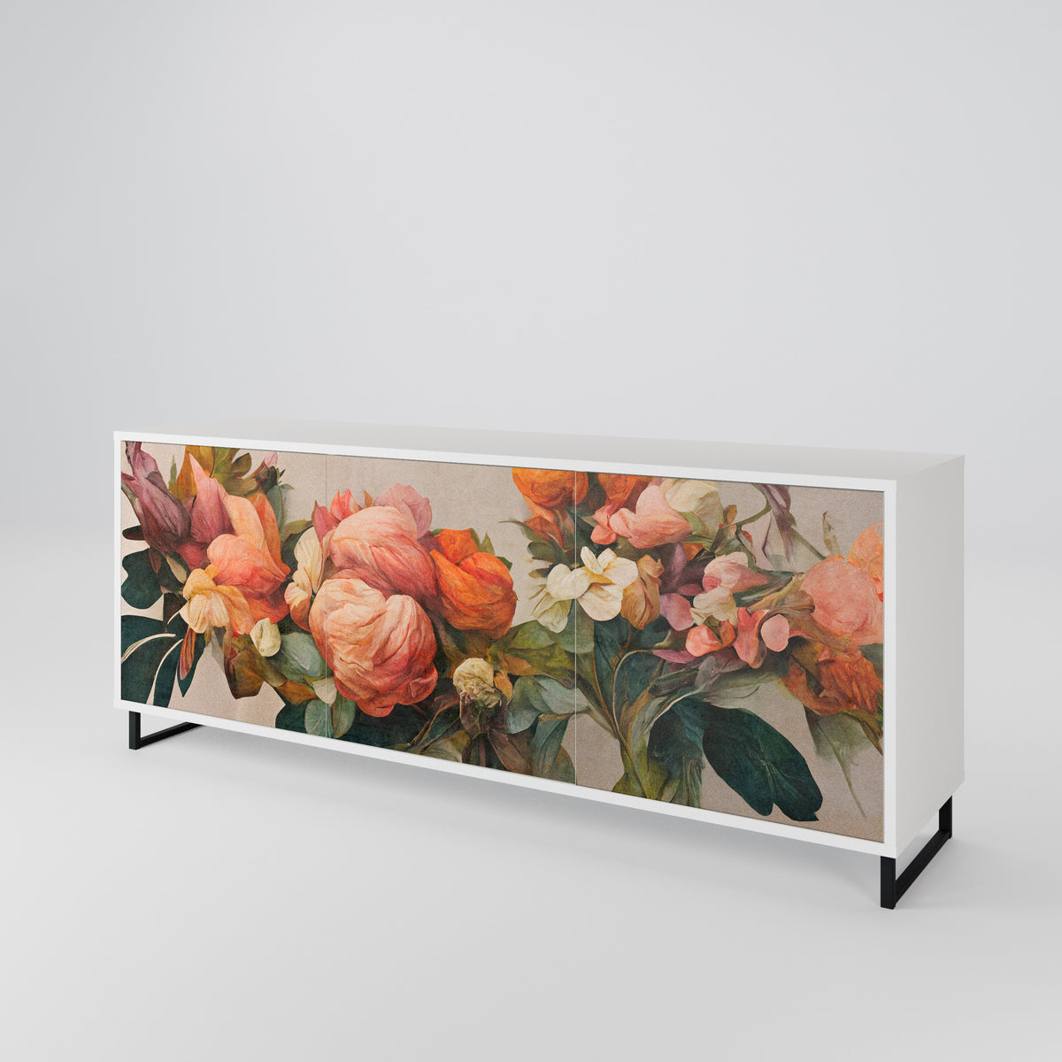 STYLISH BEAUTY Aparador de 3 Portas