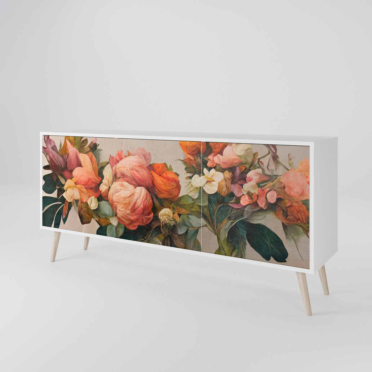 STYLISH BEAUTY Aparador de 3 Portas