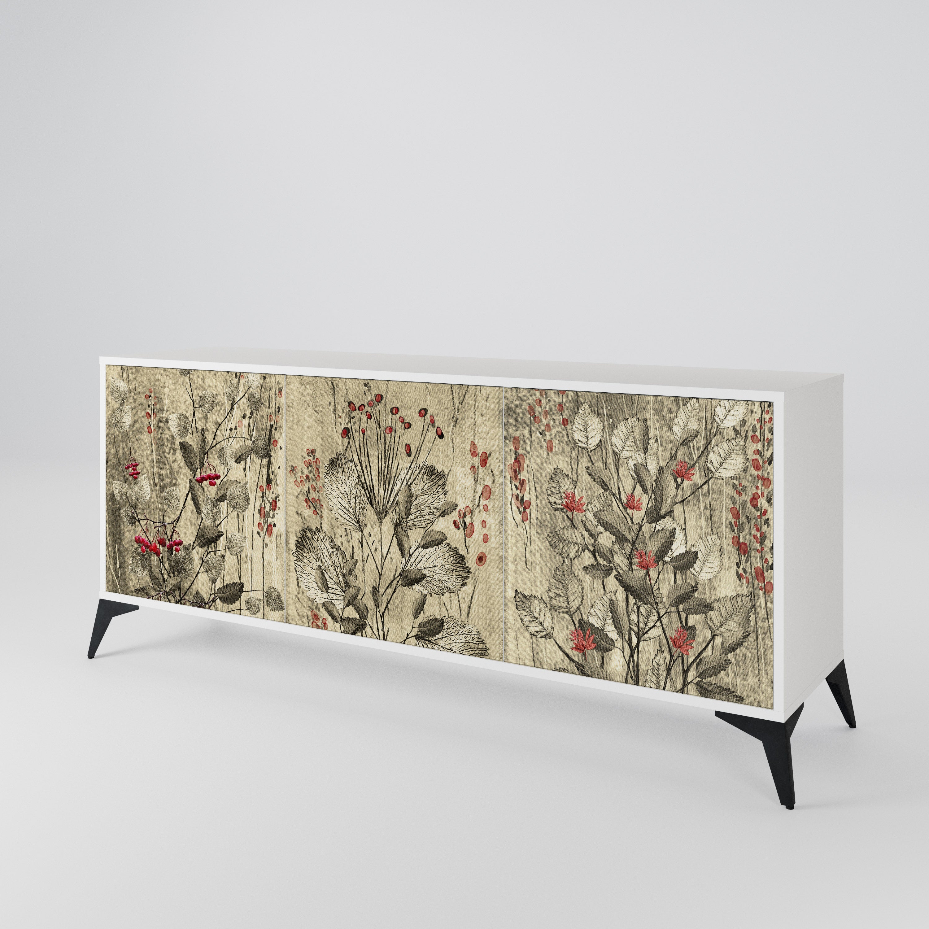 HERBAL GRACE 3-Door Sideboard