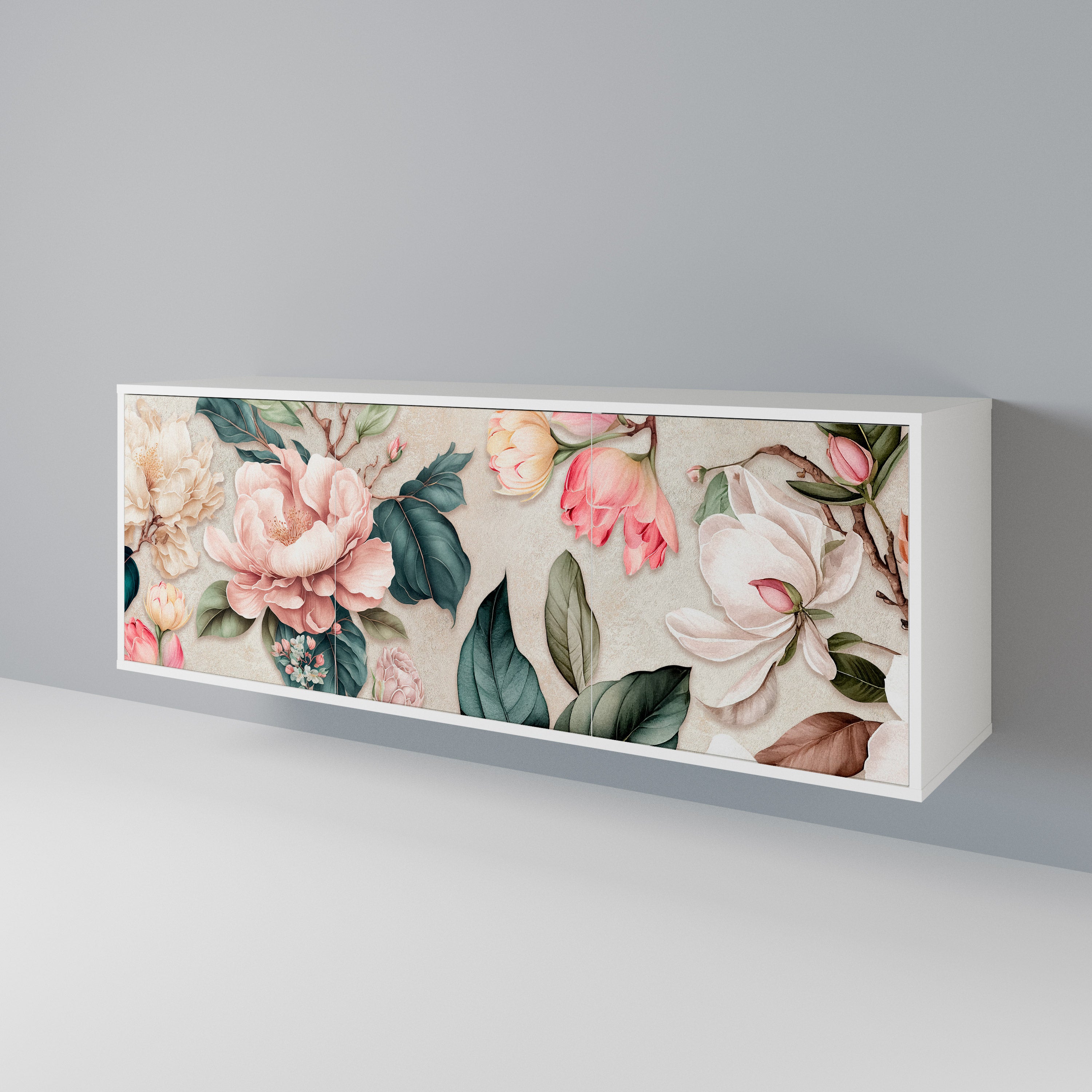 FLORAL GRACE 3-Door Sideboard