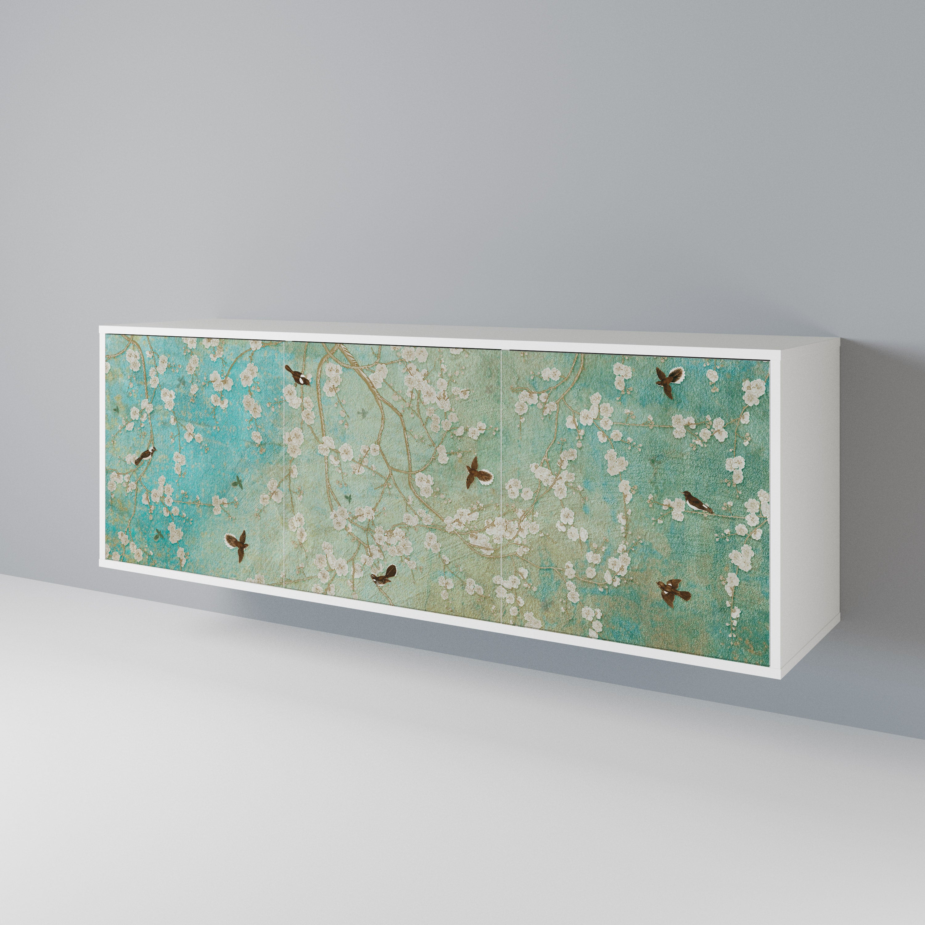BLOOMING CHARM 3-Door Sideboard