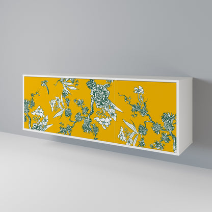 YELLOW CHINOISERIE Aparador de 3 Portas