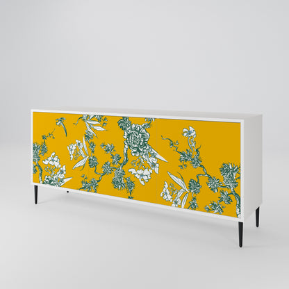 YELLOW CHINOISERIE Aparador de 3 Portas