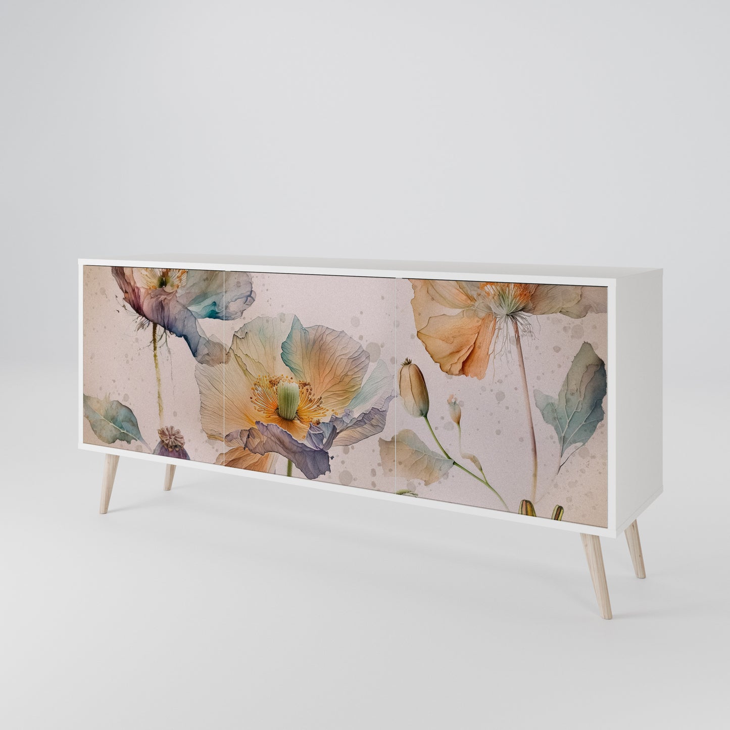 SOFTEN POPPY Aparador de 3 Portas