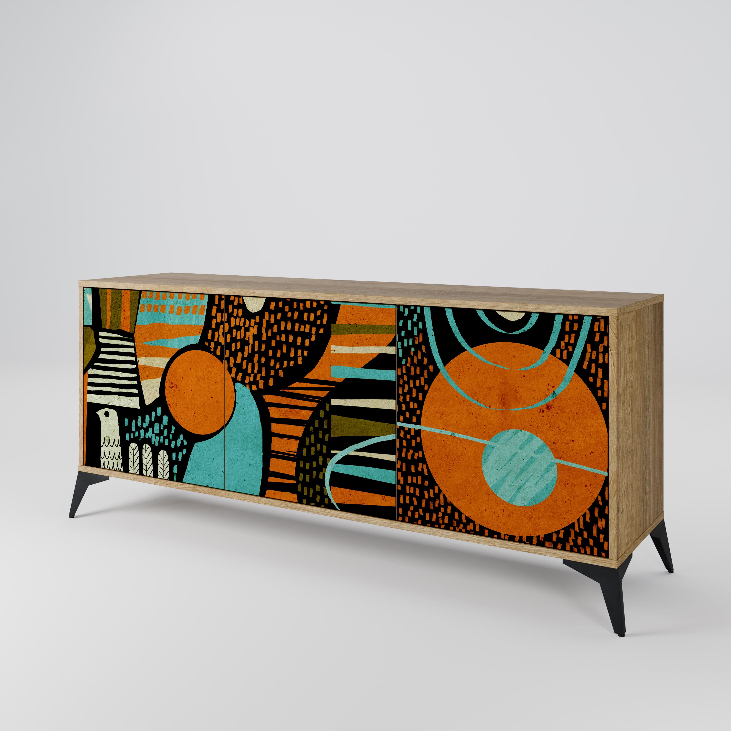 GEODE GLIMMER 3-Door Sideboard