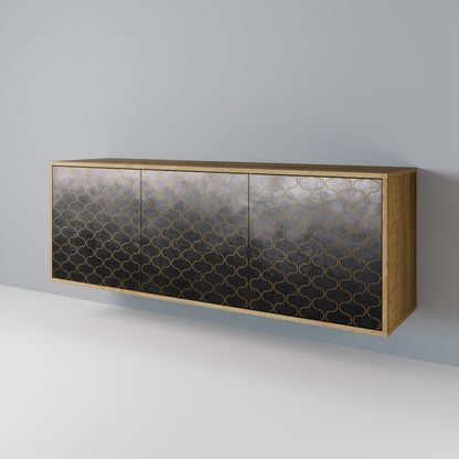 TESSELATED GRAYISH Aparador de 3 Portas