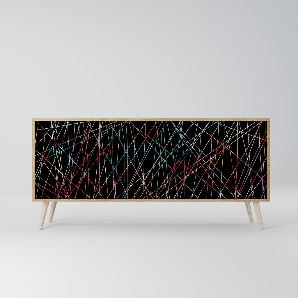 LUMINOUS SNARE 3-Door Sideboard in Oak Effect