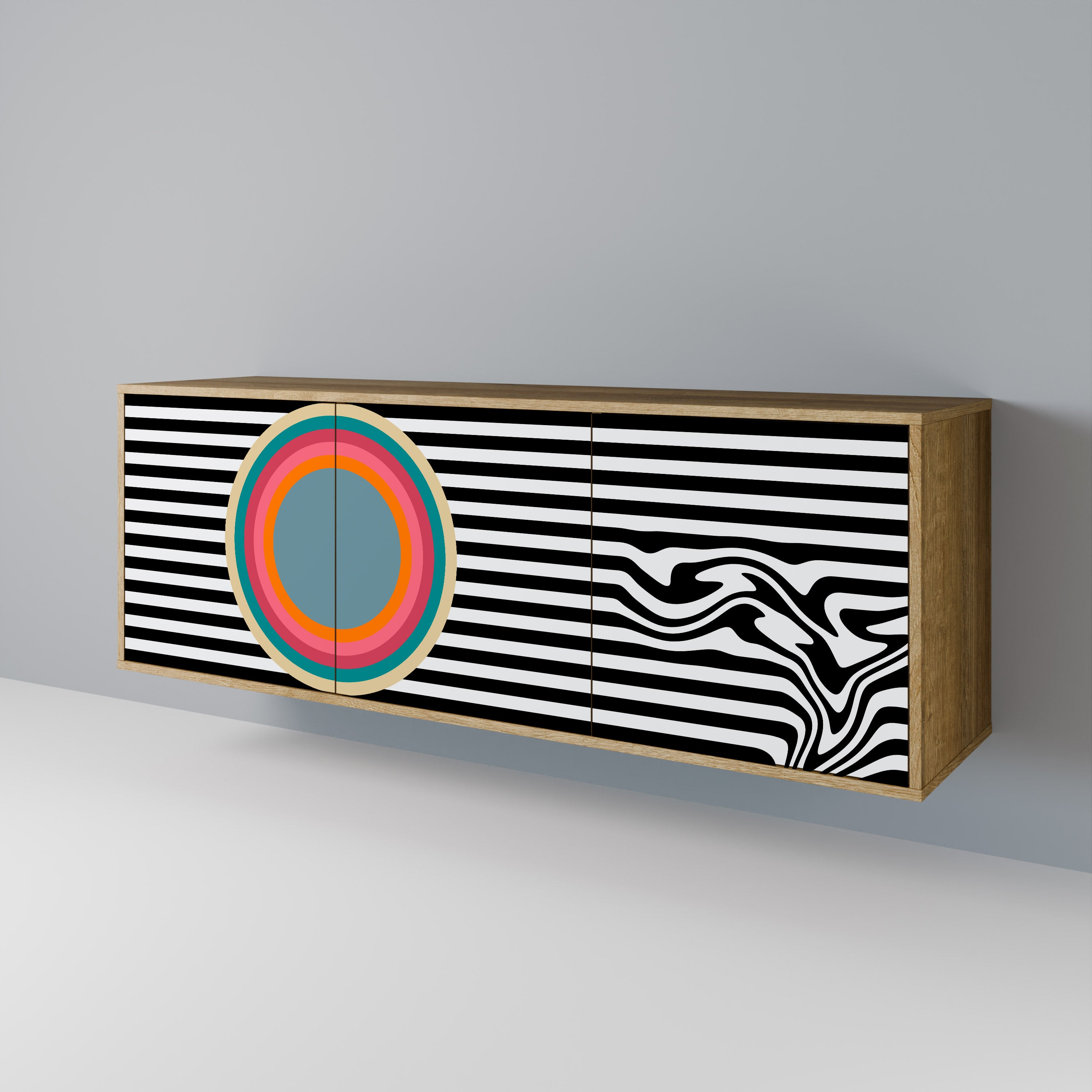 SPECTRA SHOWCASE Aparador de 3 Portas