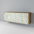 HELIX DANCE Aparador de 3 Portas em Efeito Carvalho