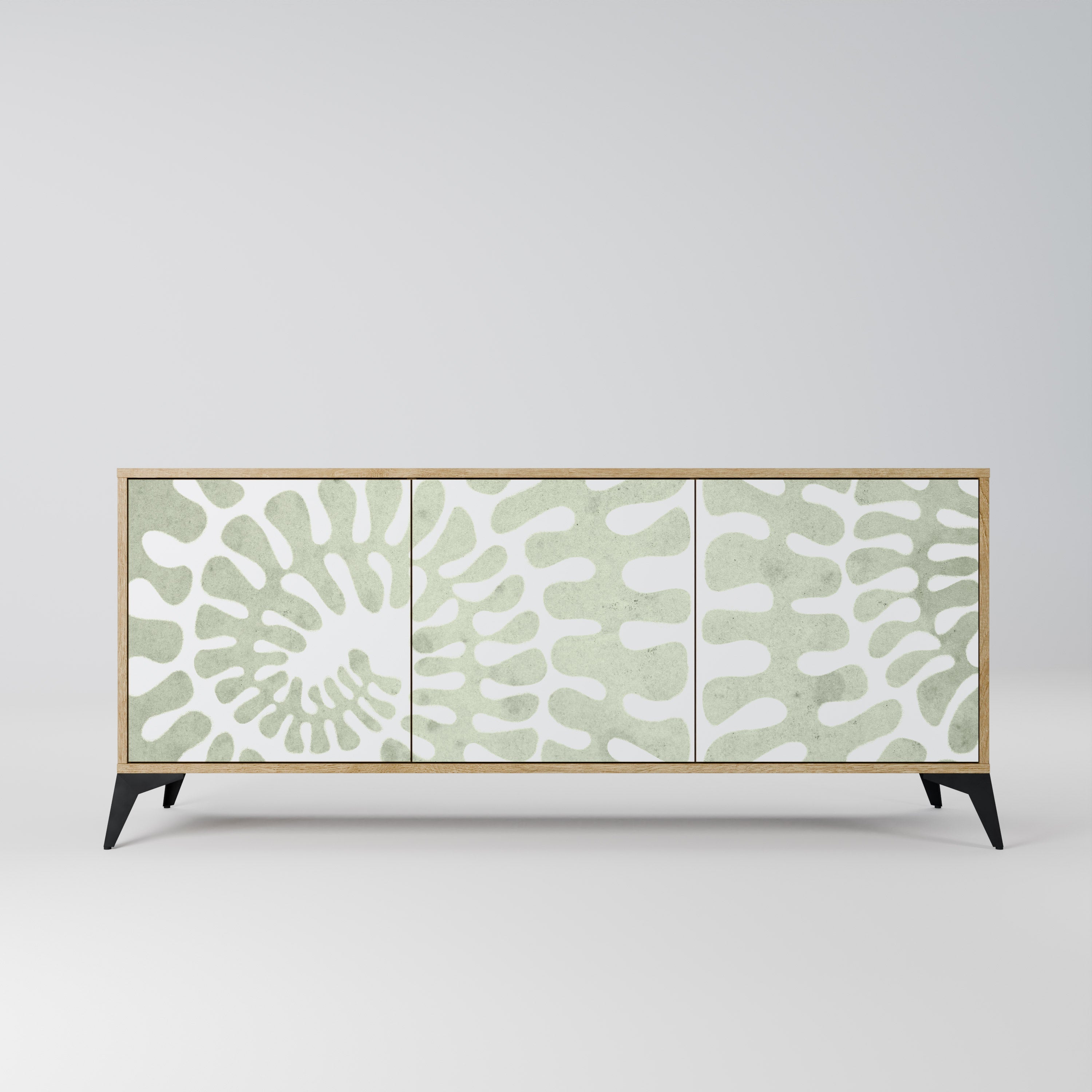 HELIX DANCE Aparador de 3 Portas em Efeito Carvalho