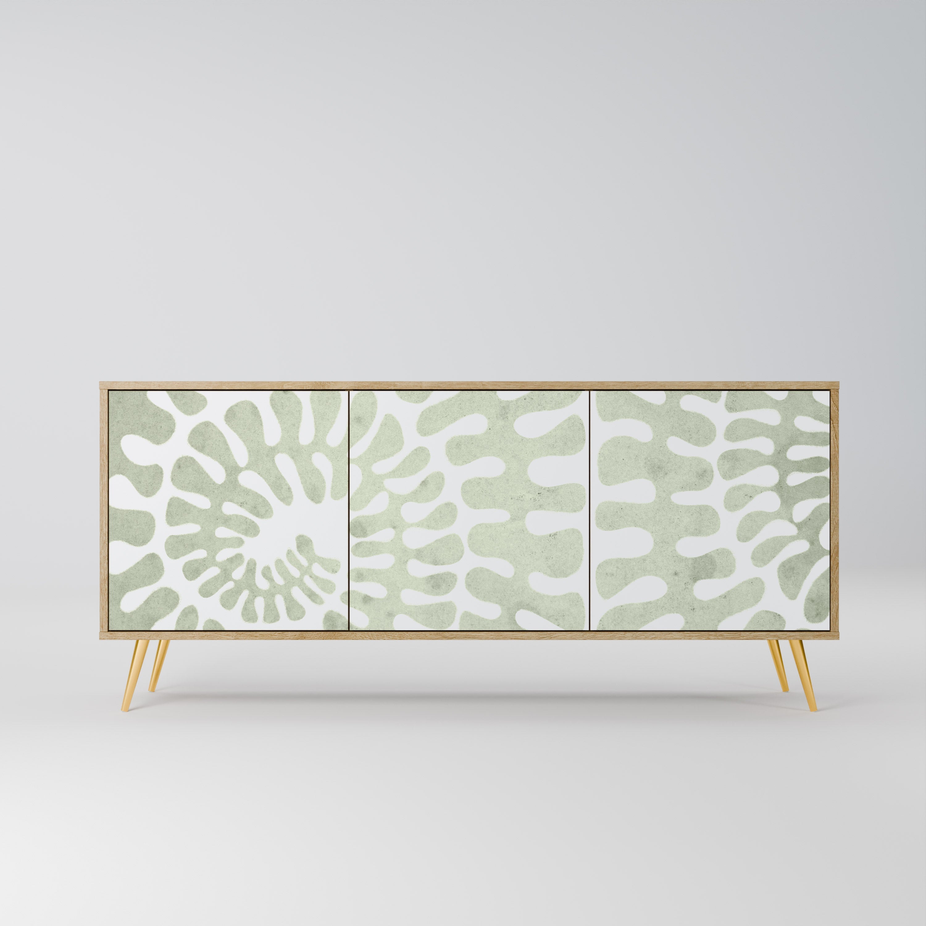 HELIX DANCE Aparador de 3 Portas em Efeito Carvalho