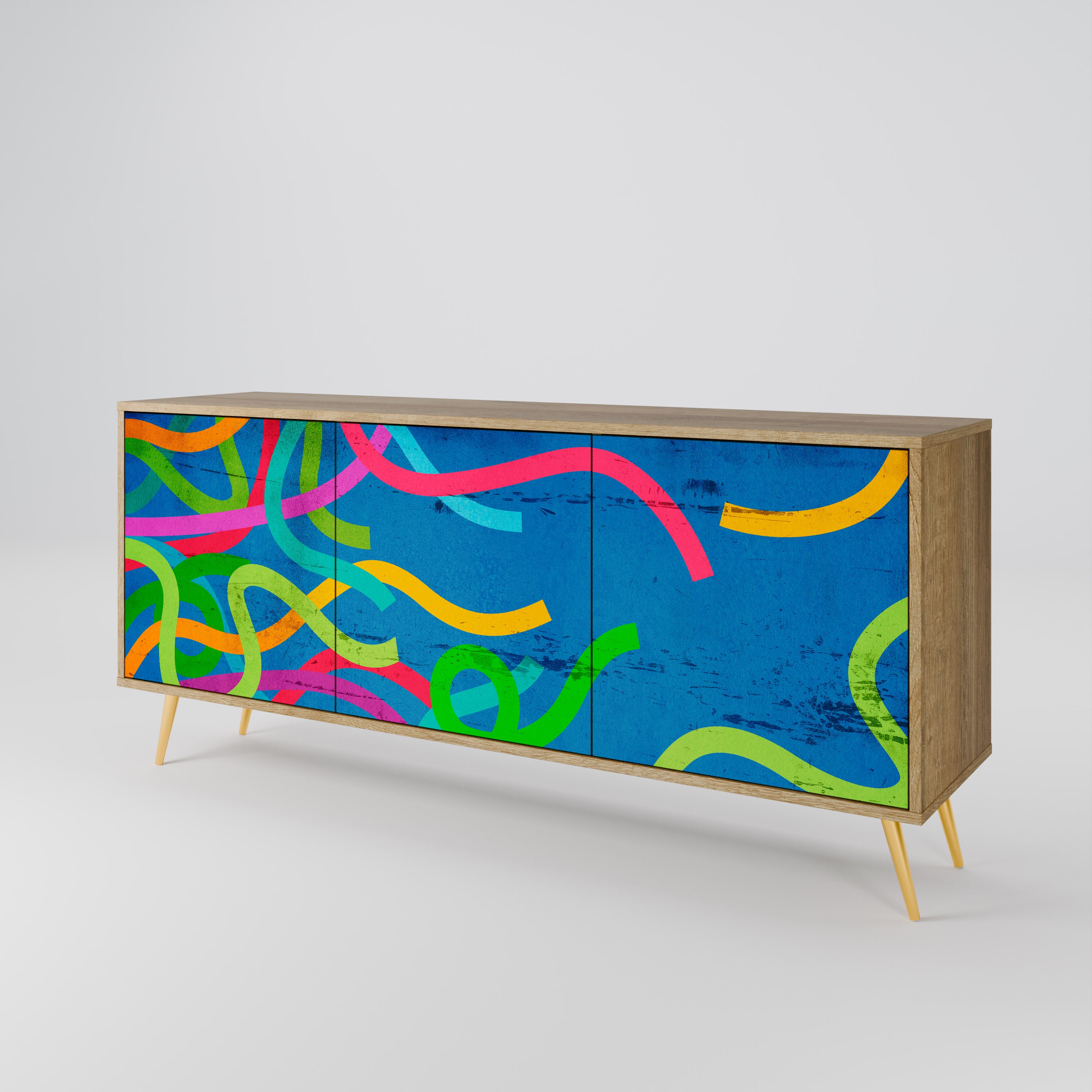 STREAMER TANGLE 3-Door Sideboard