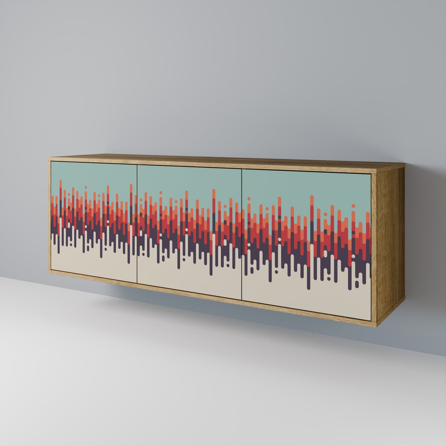 CHROMA CONTOURS 3-Door Sideboard