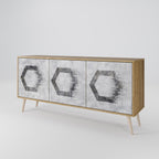 HEXAGONAL FIGURES 3-Door Sideboard