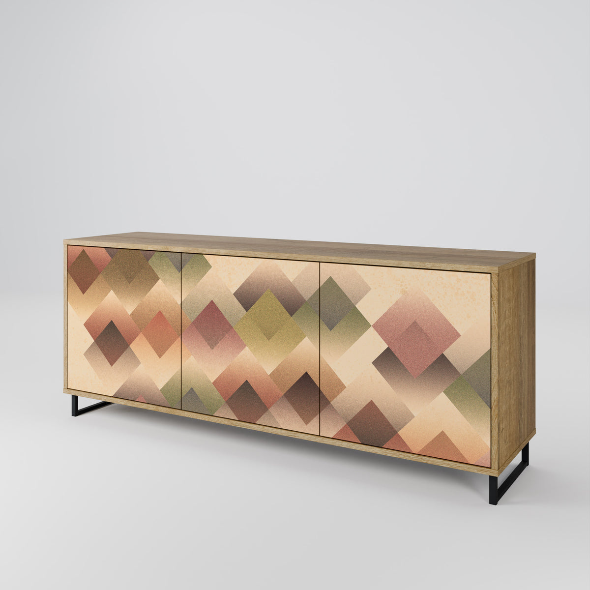 GEOMETRIC FUSION Aparador de 3 Portas