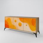 ORANGE ARRANGEMENT 3-Door Sideboard in Oak Effect
