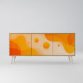 ORANGE ARRANGEMENT 3-Door Sideboard in Oak Effect