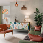 BOTANICAL HURRICANE Aparador de 3 Portas em Efeito Carvalho