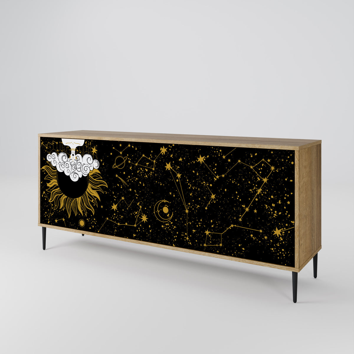 STELLAR CONSTELLATIONS Aparador de 3 Portas