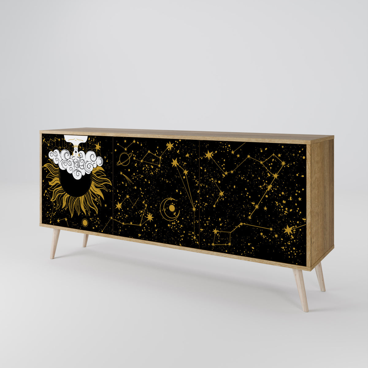 STELLAR CONSTELLATIONS Aparador de 3 Portas