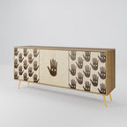 SEE MORE 3-Door Sideboard in Oak Effect