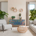 MEMORIES MAP Aparador de 3 Portas em Efeito Carvalho