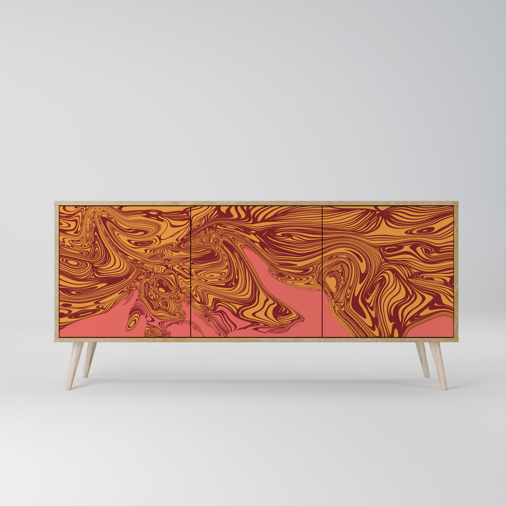FLOATING THOUGHTS 3-Door Sideboard in Oak Effect