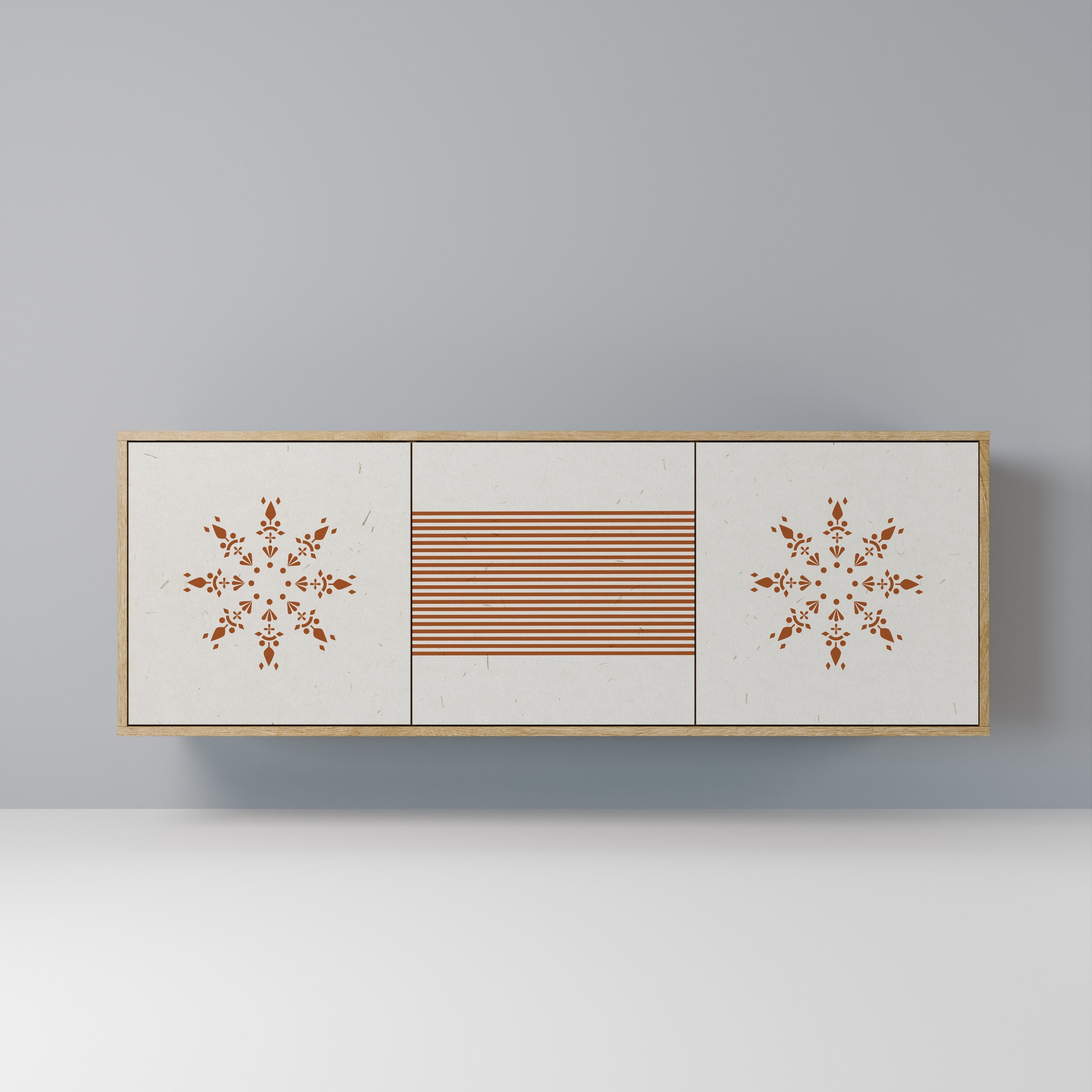 DAILY HARMONY 3-Door Sideboard in Oak Effect