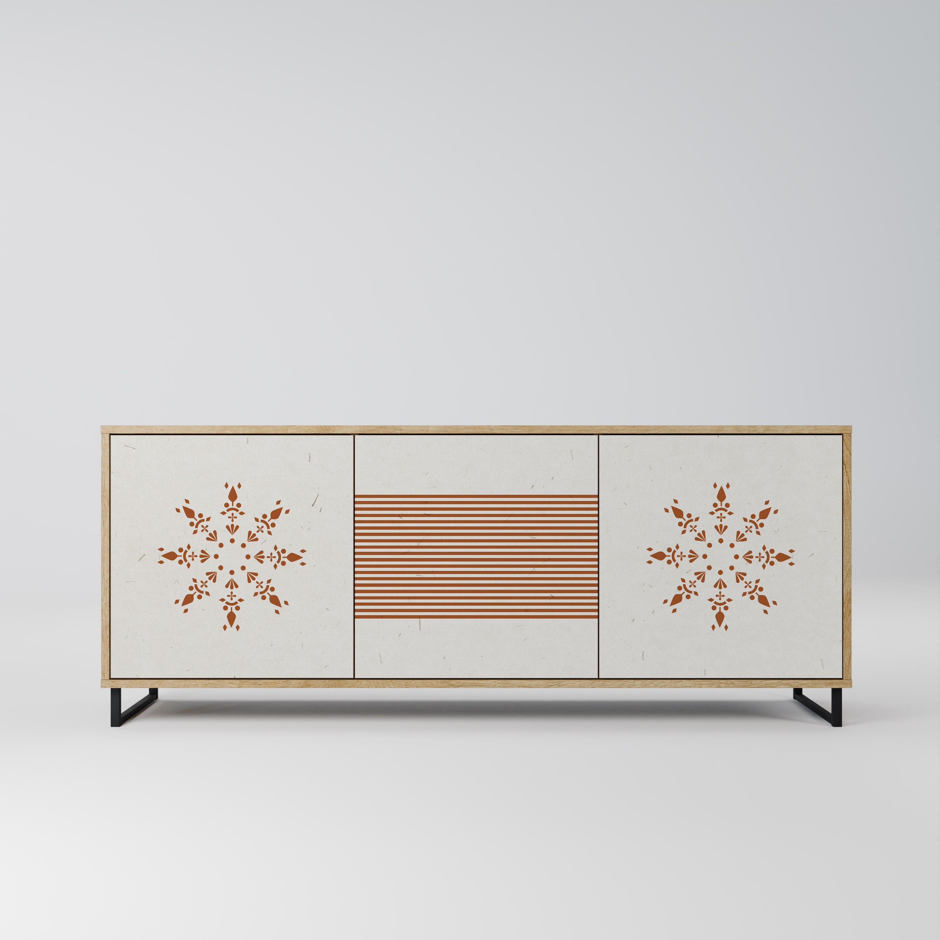 DAILY HARMONY 3-Door Sideboard in Oak Effect