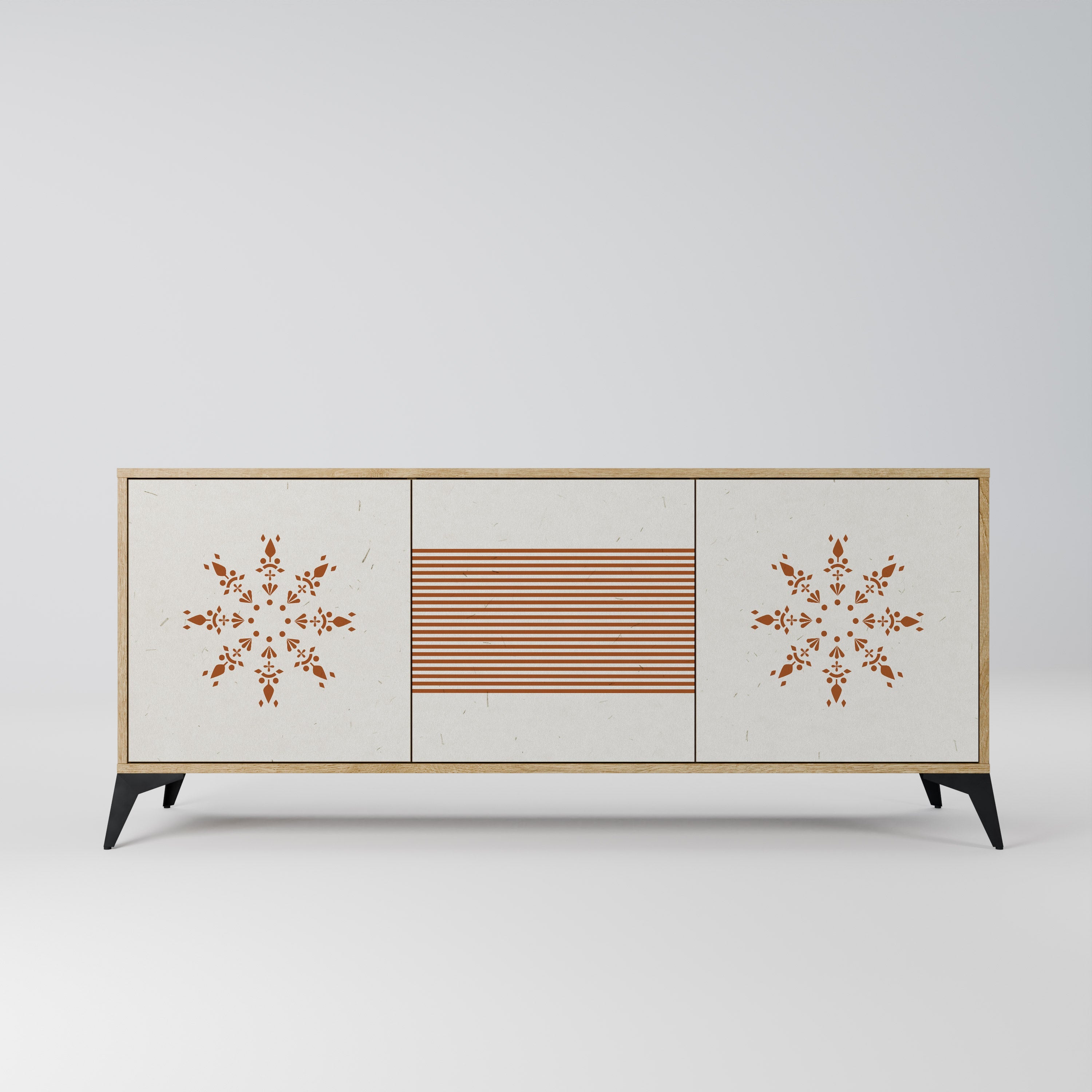 DAILY HARMONY 3-Door Sideboard in Oak Effect