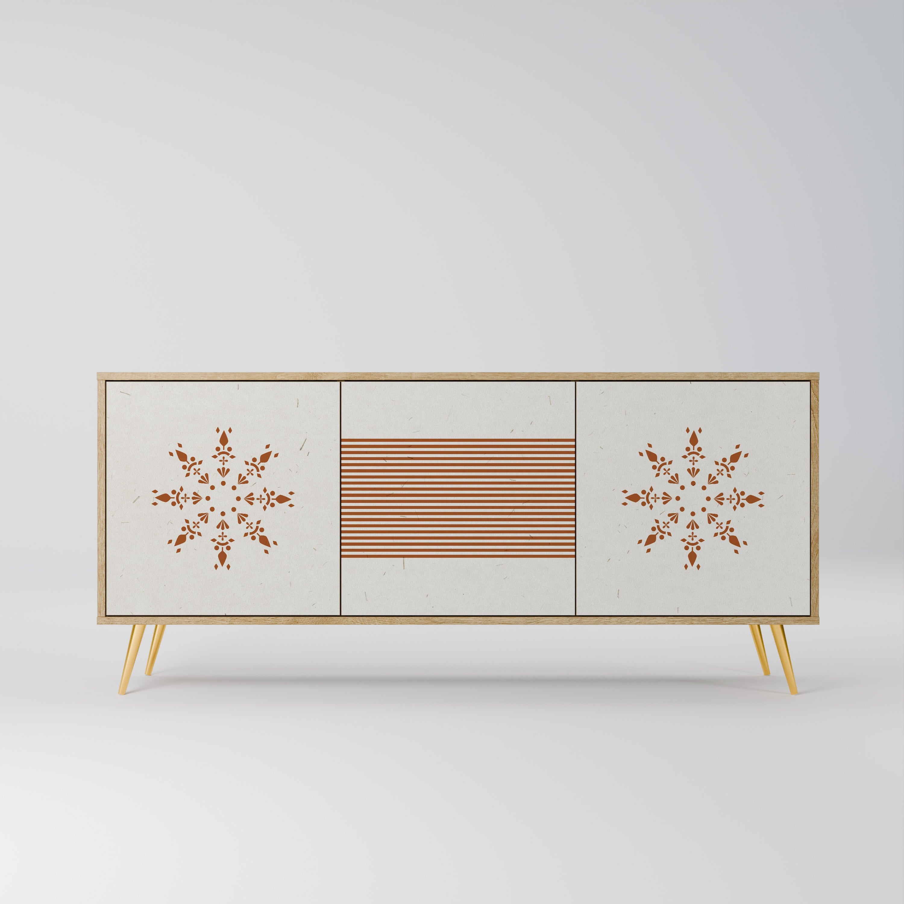 DAILY HARMONY 3-Door Sideboard in Oak Effect