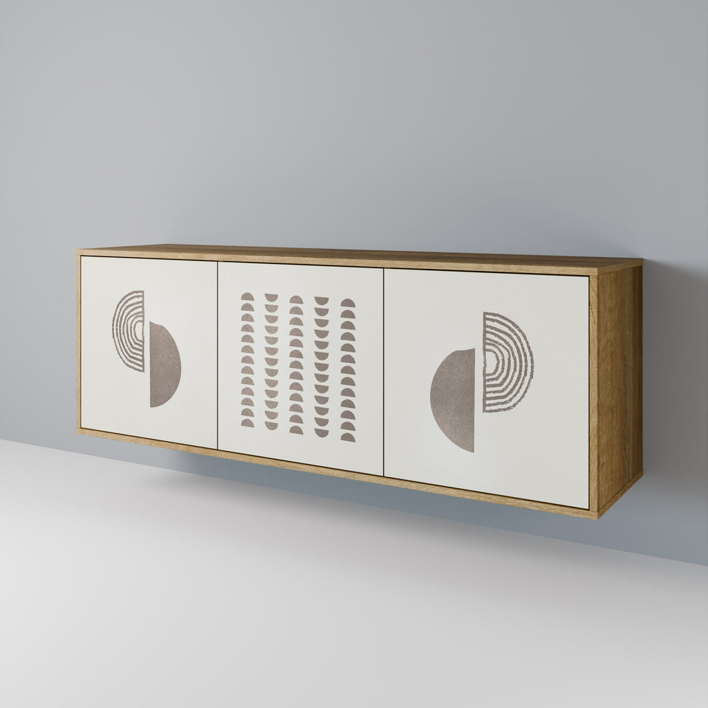 HARMONY ESSENCE 3-Door Sideboard in Oak Effect