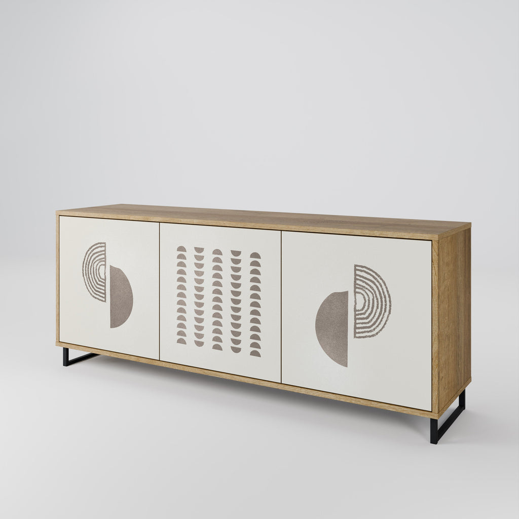 HARMONY ESSENCE 3-Door Sideboard in Oak Effect